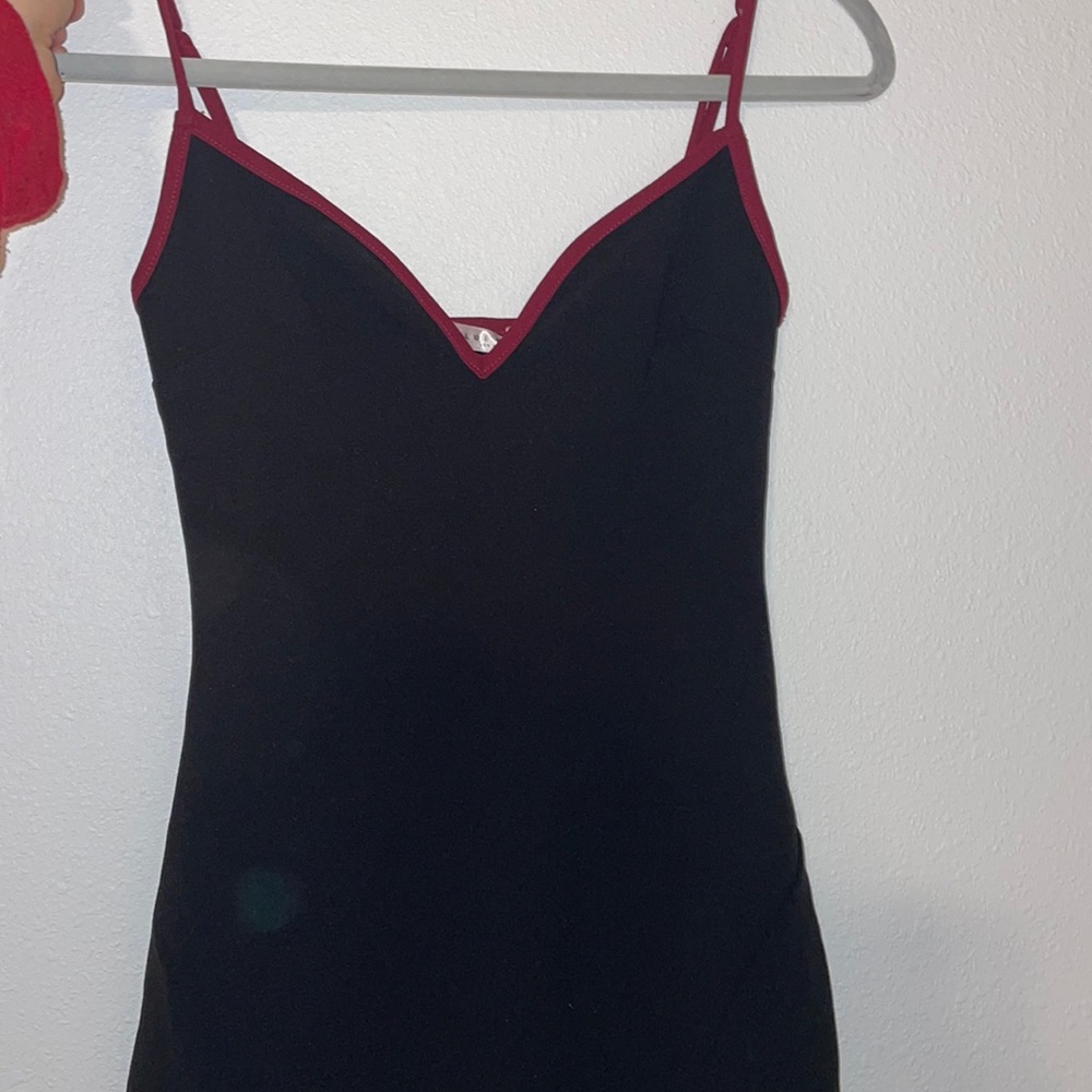 Black and red dress